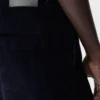 Hybridhose aus Baumwolle und Wolle Dunkelblau/Marineblau