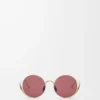 Island Sonnenbrille Burgunderrot