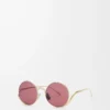 Island Sonnenbrille Burgunderrot