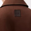Jacke aus Baumwolle Braun/Dunkelbraun