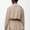 Jacke aus Baumwolle in Beige