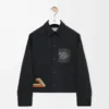 Jacke aus Baumwolle Schwarz