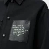 Jacke aus Baumwolle Schwarz