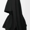 Jacke aus Baumwolle Schwarz