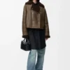 Jacke aus Lammfell Sage