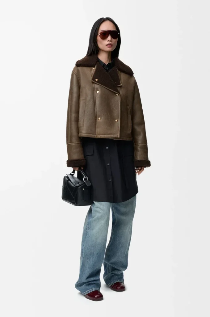 Jacke aus Lammfell Sage