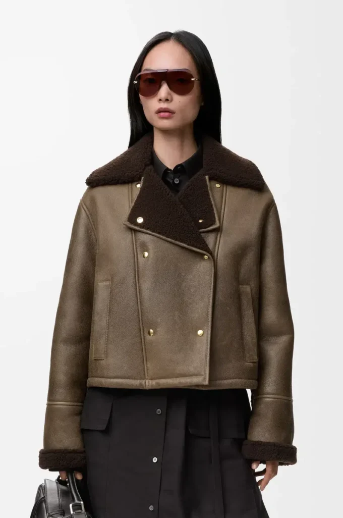 Jacke aus Lammfell Sage