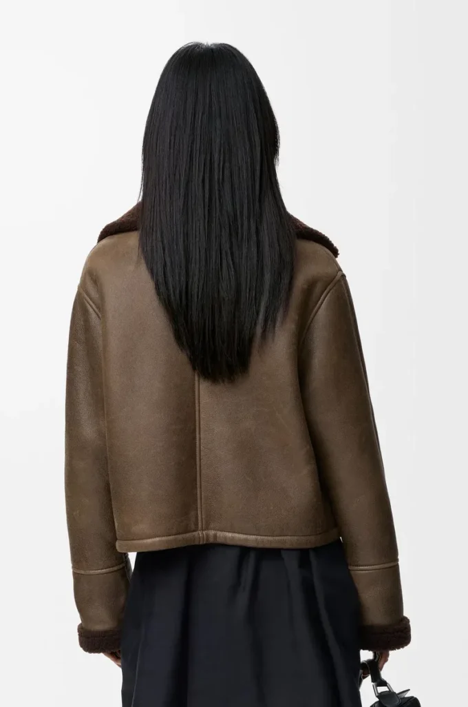 Jacke aus Lammfell Sage