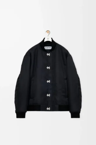 Jacke aus Nylon Schwarz