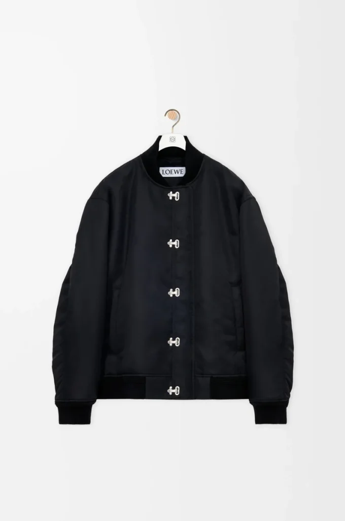 Jacke aus Nylon Schwarz