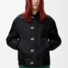 Jacke aus Nylon Schwarz