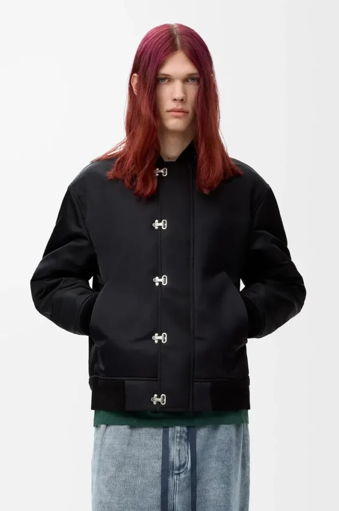 Jacke aus Nylon Schwarz