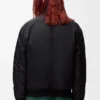 Jacke aus Nylon Schwarz