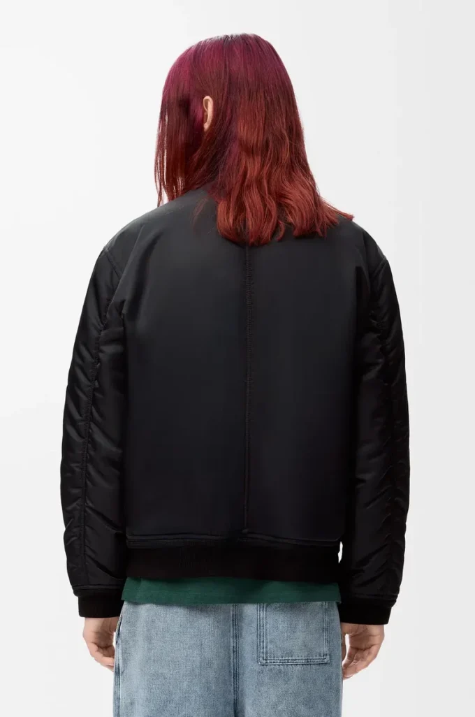 Jacke aus Nylon Schwarz