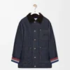 Jacke aus Raw Denim/Blau
