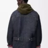 Jacke aus Raw Denim/Blau