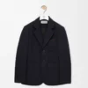 Jacke aus Wolle Dunkelblau