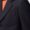 Jacke aus Wolle Dunkelblau