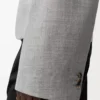 Jacke aus Wolle in Grau