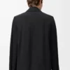 Jacke aus Wolle Schwarz