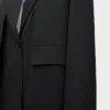 Jacke aus Wolle Schwarz