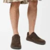 Jambo Sneaker aus Kalbswildleder Dunkelbraun