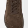 Jambo Sneaker aus Kalbswildleder Dunkelbraun