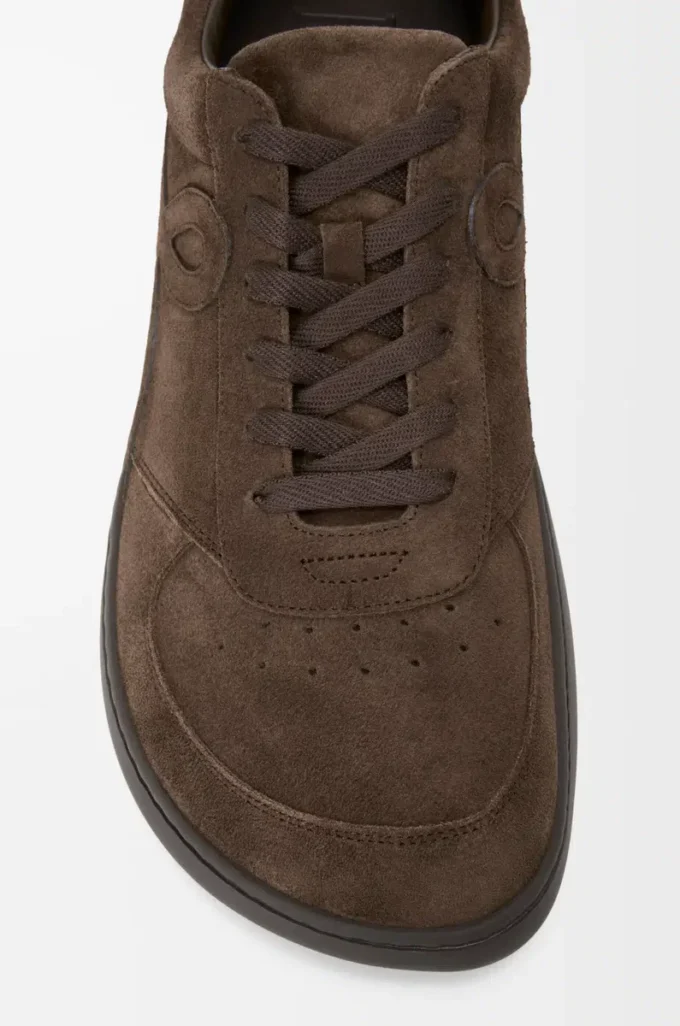 Jambo Sneaker aus Kalbswildleder Dunkelbraun