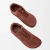 Jambo Sneaker aus Kalbswildleder in Burnt Red