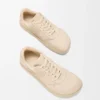 Jambo Sneaker aus Kalbswildleder Oat Milk