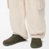Jambo Sneaker aus Kalbswildleder Olivgrün