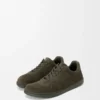 Jambo Sneaker aus Kalbswildleder Olivgrün