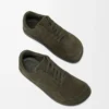 Jambo Sneaker aus Kalbswildleder Olivgrün