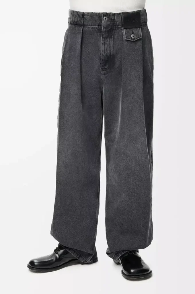 Jeans aus Denim in Schwarz