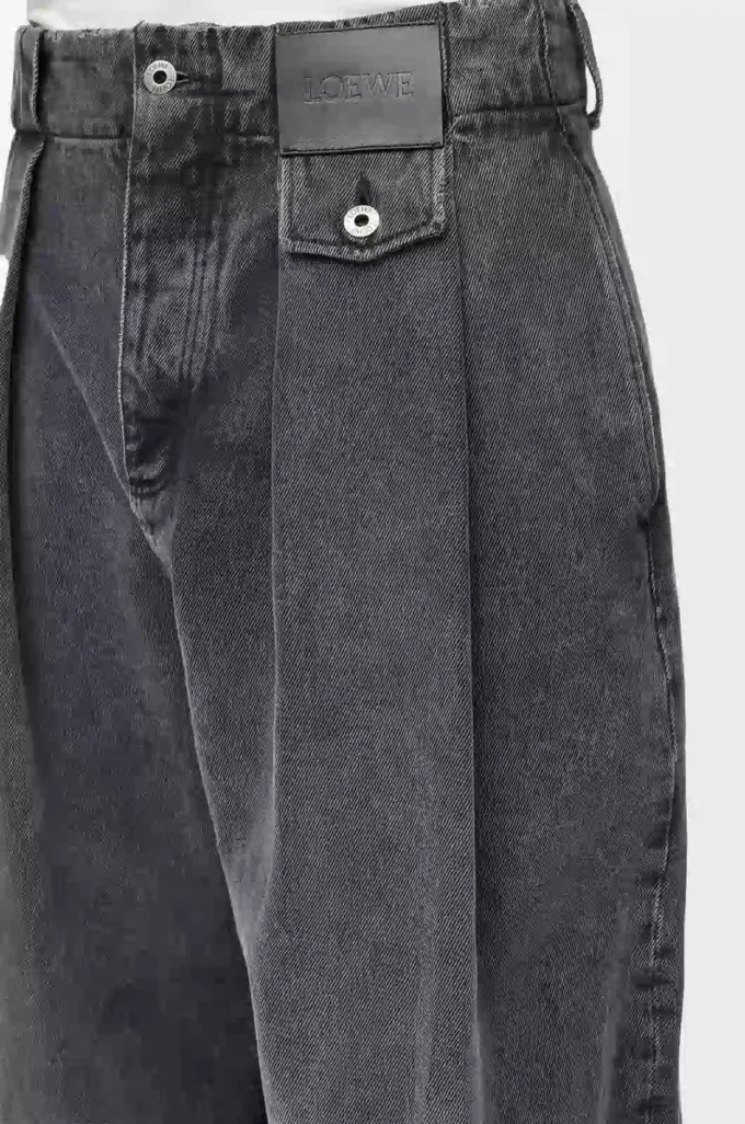 Jeans aus Denim in Schwarz