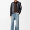 Jeans aus Denim in Vintage-Blau