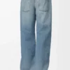 Jeans aus Denim in Vintage-Blau