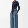 Jeans aus Denim Washed Denim