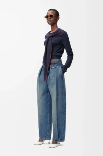 Jeans aus Denim Washed Denim
