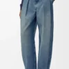 Jeans aus Denim Washed Denim