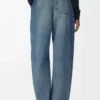 Jeans aus Denim Washed Denim
