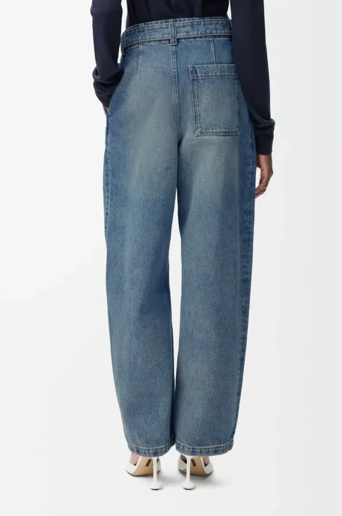 Jeans aus Denim Washed Denim