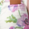 Jeans aus Denim Weiß/Rosa
