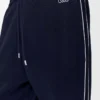 Jogginghose aus technischem Jersey in Dunkelblau