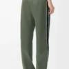 Jogginghose aus technischem Jersey in Khaki-Grün