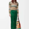 Jogginghose aus technischem Jersey in Pop Green
