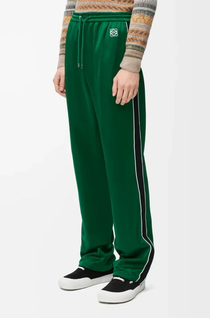 Jogginghose aus technischem Jersey in Pop Green