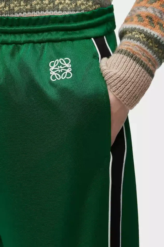 Jogginghose aus technischem Jersey in Pop Green