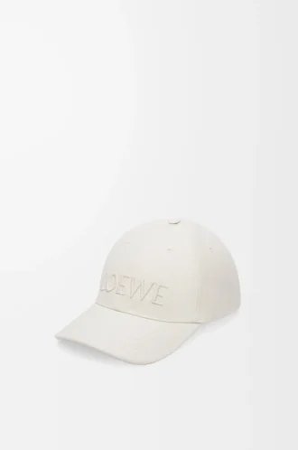 Kappe aus Canvas in Soft White