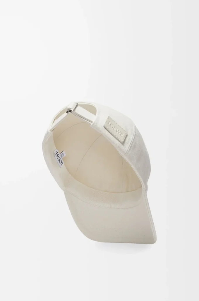 Kappe aus Canvas in Soft White